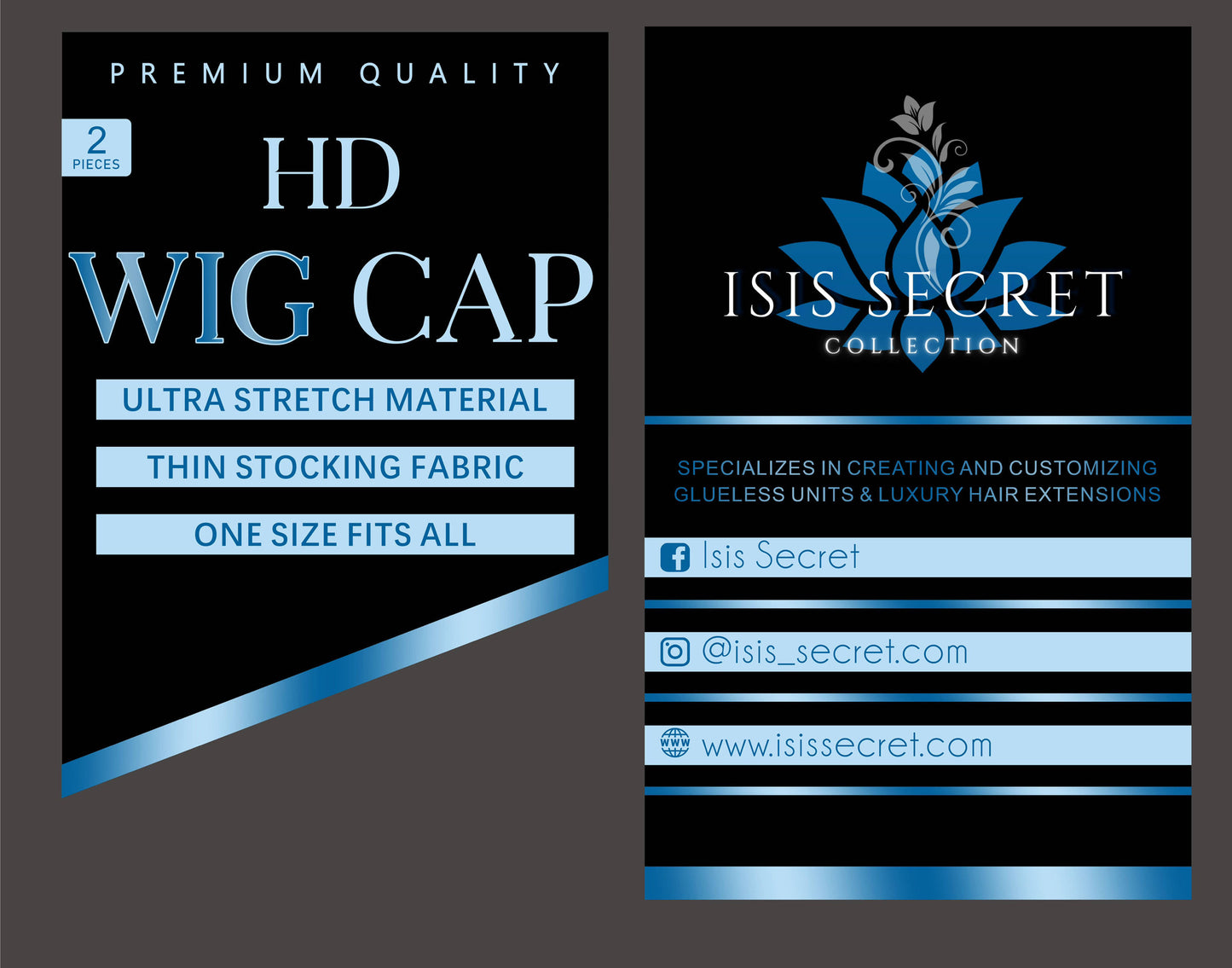 HD Wig Caps